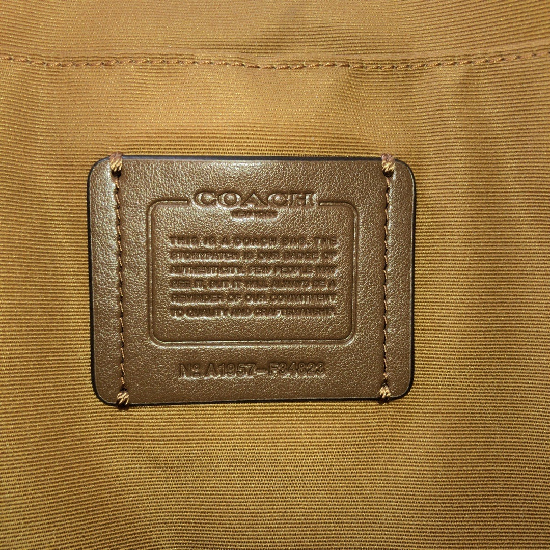 COACH Shoulder Bag leather white Rexy