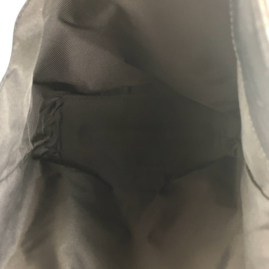 GUCCI Tote Bag 31243 GG canvas, leather Black SilverMetal Tote Bag Shoulder Bag Women Used Authentic