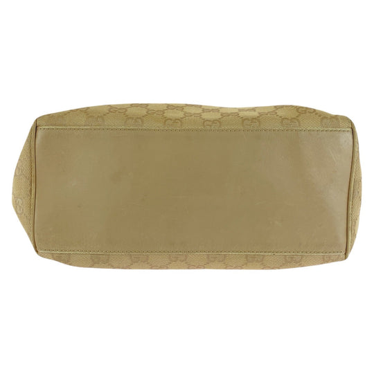 GUCCI Shoulder Bag 92699 GG canvas beige Women Used Authentic