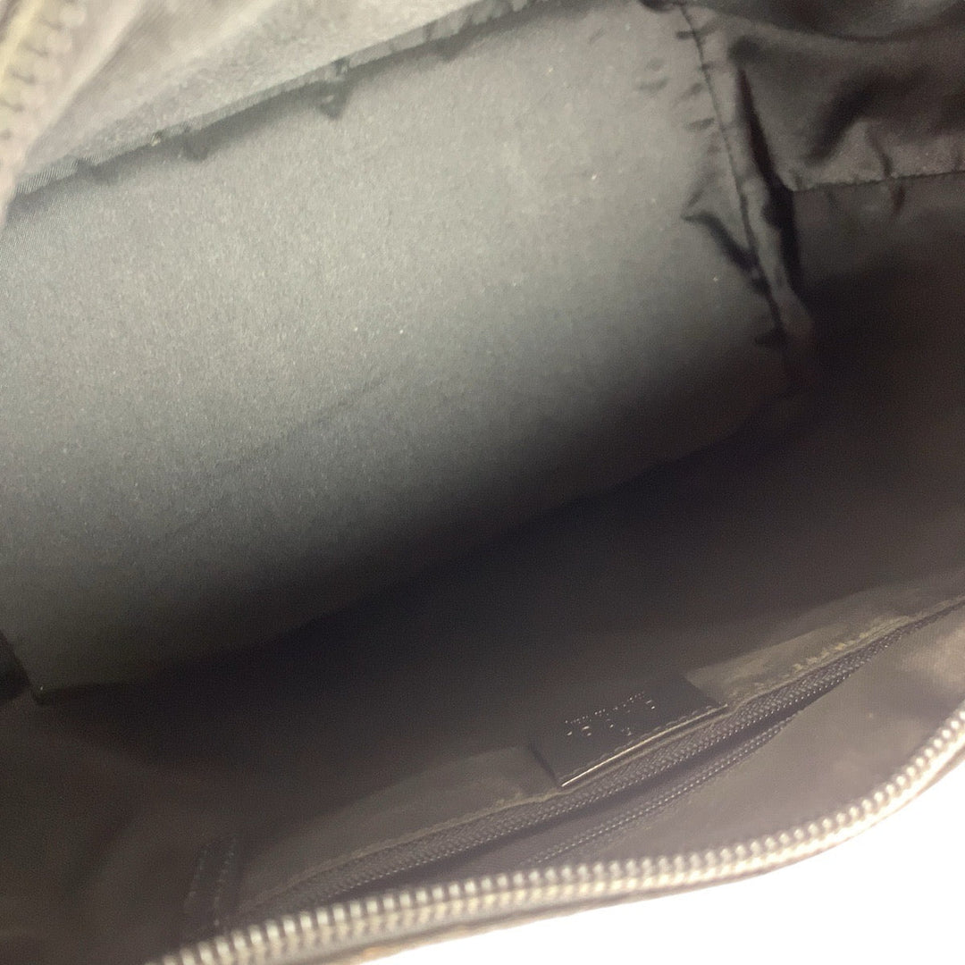 GUCCI Shoulder Bag 000 0531 GG canvas, leather Red black Bamboo Women Used Authentic