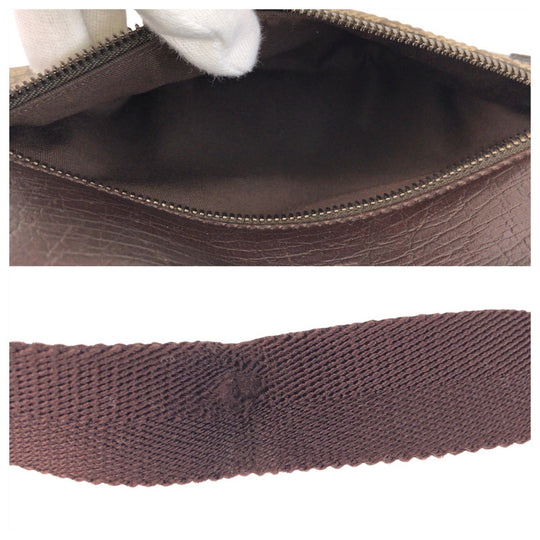 GUCCI Shoulder Bag 114291 GG Supreme canvas, leather Brown Crossbody Shoulder Bag Women Used Authentic