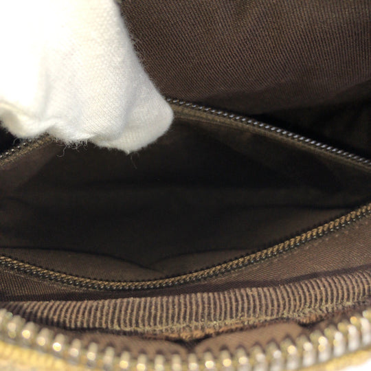 GUCCI Shoulder Bag 114291 GG Supreme canvas, leather Brown Crossbody Shoulder Bag Women Used Authentic