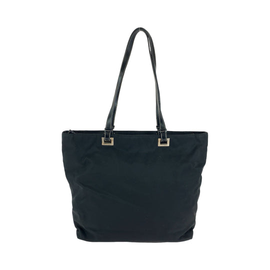 PRADA Tote Bag BR1092 Nylon black Tote Bag Shoulder Bag Test Triangle With logo Women Used Authentic