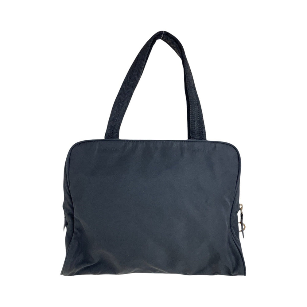 PRADA Shoulder Bag Nylon black Shoulder Bag Business Bag Test Triangle With logo Women Used Authentic