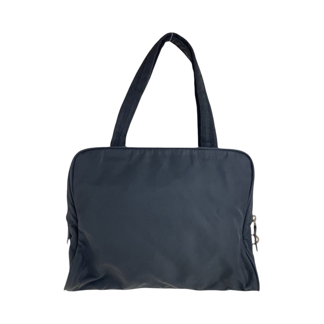 PRADA Shoulder Bag Nylon black Shoulder Bag Business Bag Test Triangle With logo Women Used Authentic