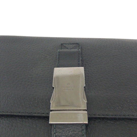 GUCCI business bag 131213 leather black