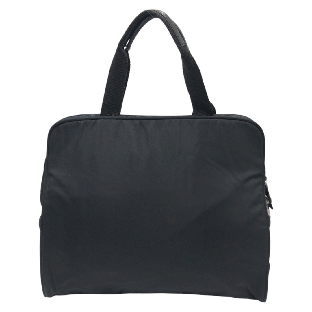 PRADA Business bag Nylon Black black Business bags, handbags, unisex Test Triangular logo mens Used Authentic