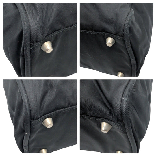 PRADA Business bag Nylon Black black Business bags, handbags, unisex Test Triangular logo mens Used Authentic