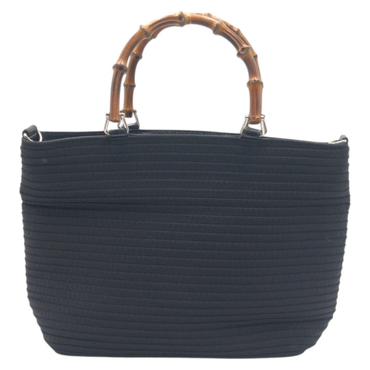 GUCCI Handbag 000 1998 polyester black Bamboo