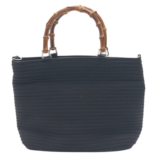 GUCCI Handbag 000 1998 polyester black Bamboo