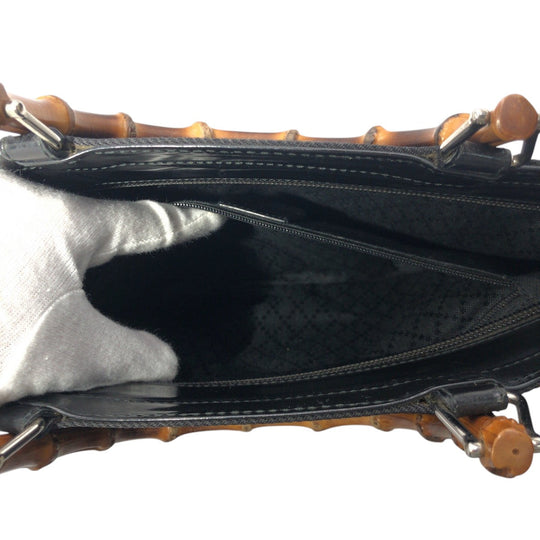 GUCCI Handbag 000 1998 polyester black Bamboo