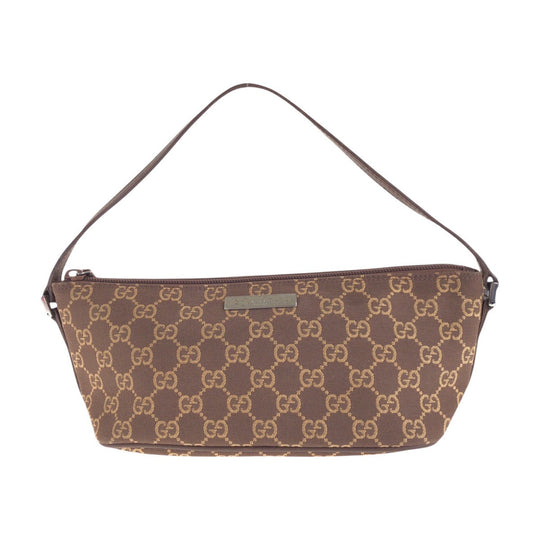 GUCCI Handbag 039 1103 GG canvas Brown Accessoires Women Used Authentic