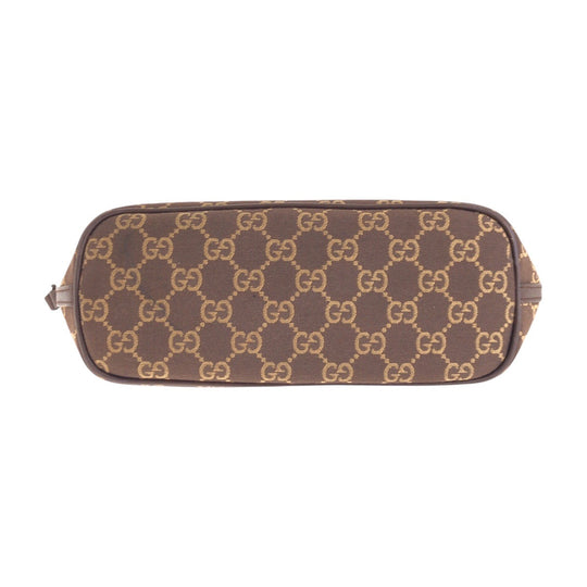 GUCCI Handbag 039 1103 GG canvas Brown Accessoires Women Used Authentic