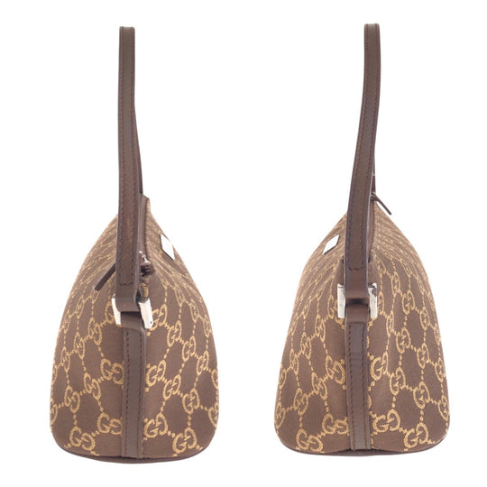 GUCCI Handbag 039 1103 GG canvas Brown Accessoires Women Used Authentic