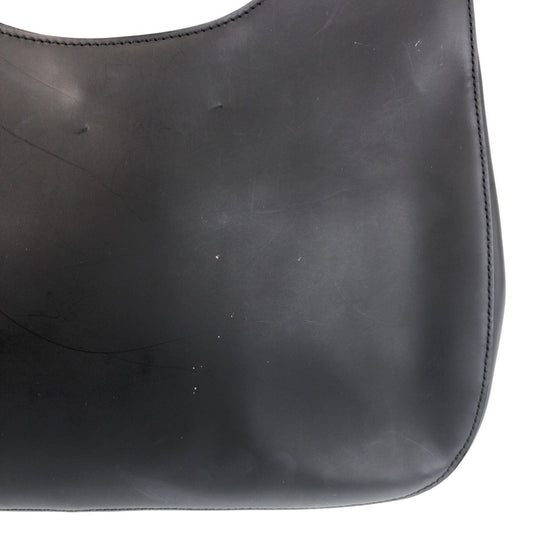 GUCCI Shoulder Bag 001 3739 Leather, Bamboo Black black red Shoulder Bag Hobo Bamboo Women Used Authentic