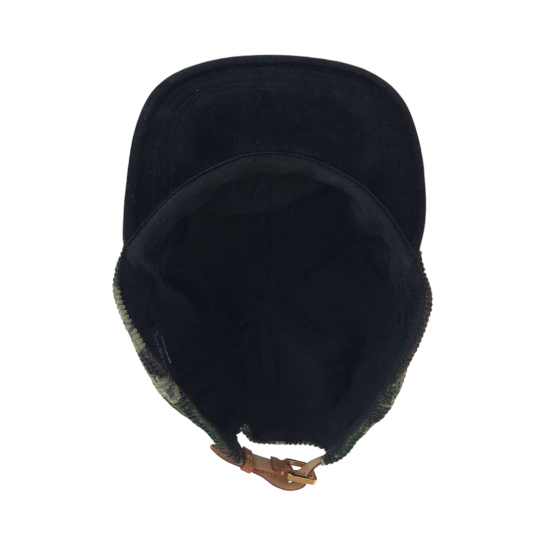 LOUIS VUITTON Casquette MP2724 cotton khaki Newsboy cap Duck pattern Casquette Easy Fit Women 60 Used Authentic
