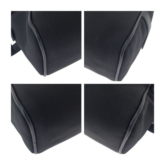 GUCCI business bag 630916 Canvas, Leather Black SilverMetal business bag pouch Sherry line mens Used Authentic