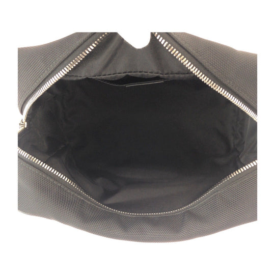 GUCCI business bag 630916 Canvas, Leather Black SilverMetal business bag pouch Sherry line mens Used Authentic