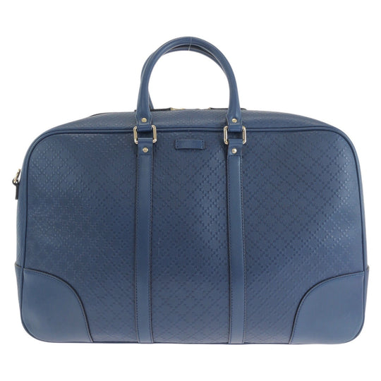 GUCCI Business bag 353394 leather Blue GoldMetal Business bag briefcase Diamante mens Used Authentic