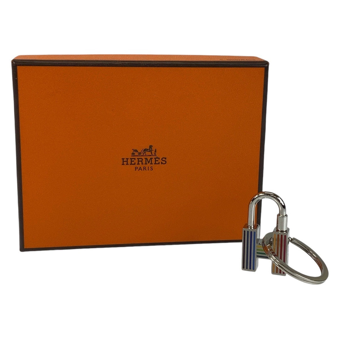 HERMES key ring metal multicolor Key ring Key ring H Cadena Women Used Authentic
