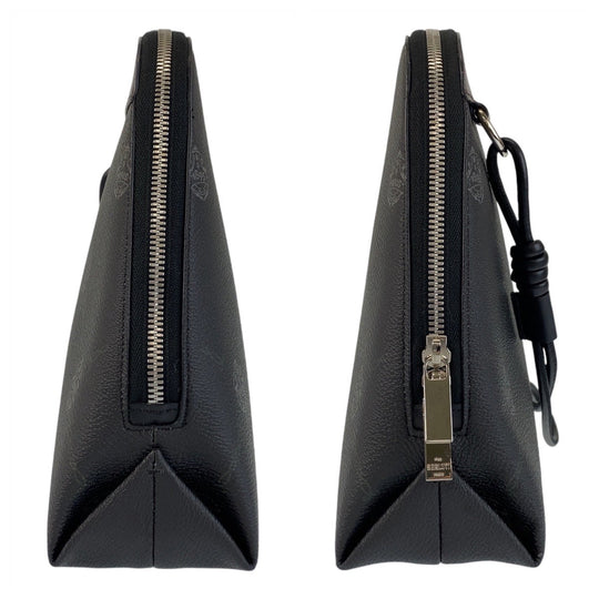 Berluti Clutch bag PVC Black SilverMetal Clutch bag business bag Escapard mens Used Authentic