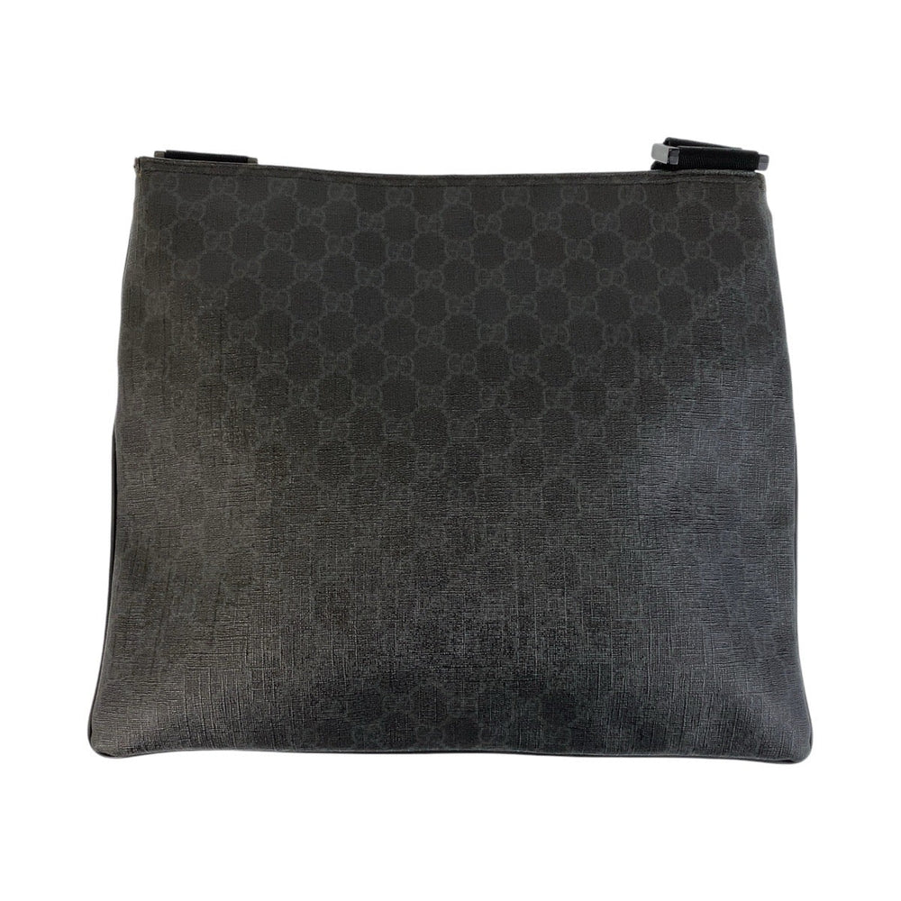 GUCCI Shoulder Bag 162904 GG Supreme Canvas Black black Crossbody Shoulder Bag Messenger Bag Women Used Authentic