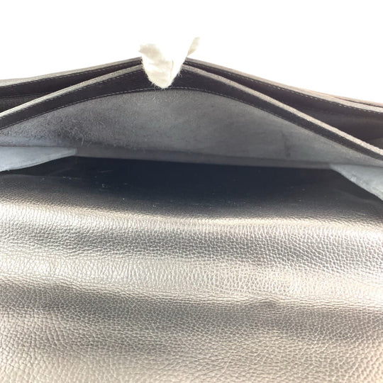 HERMES Business bag Ardenne Black GoldMetal Business bag briefcase Sac Adepeche 38 mens Used Authentic