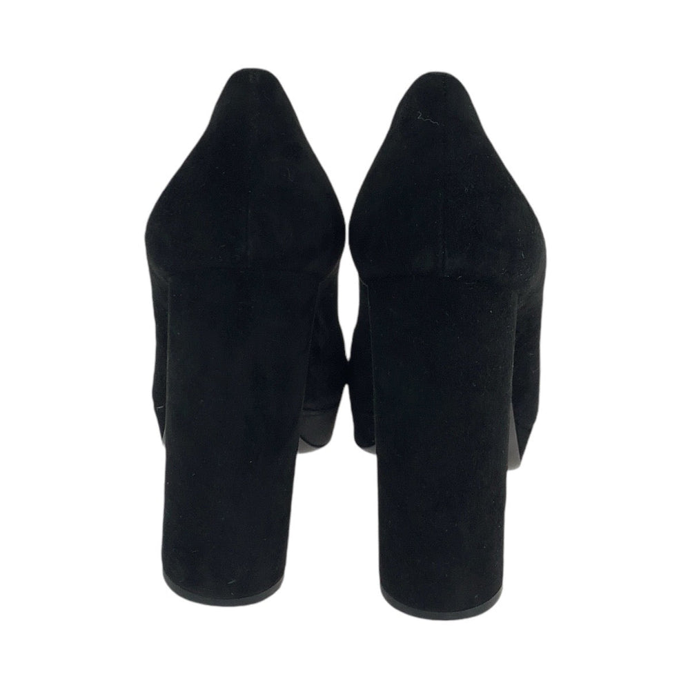 PRADA pumps Suede black Pumps high heels Women 36 1/2 Used Authentic