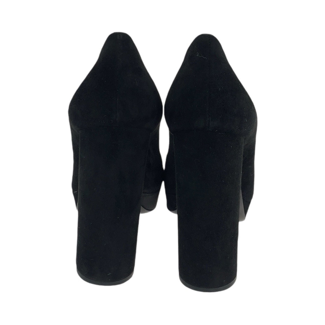 PRADA pumps Suede black Pumps high heels Women 36 1/2 Used Authentic