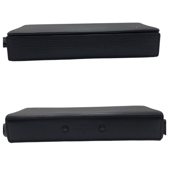 LOUIS VUITTON Long Wallet Purse M80589 Epi Leather black Long Wallet Purse Epi Long slim wallet mens Used Authentic