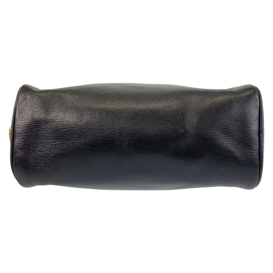 LOEWE Shoulder Bag leather Brown Black Gold Metal Crossbody Shoulder Bag Messenger Bag Velazquez Women Used Authentic