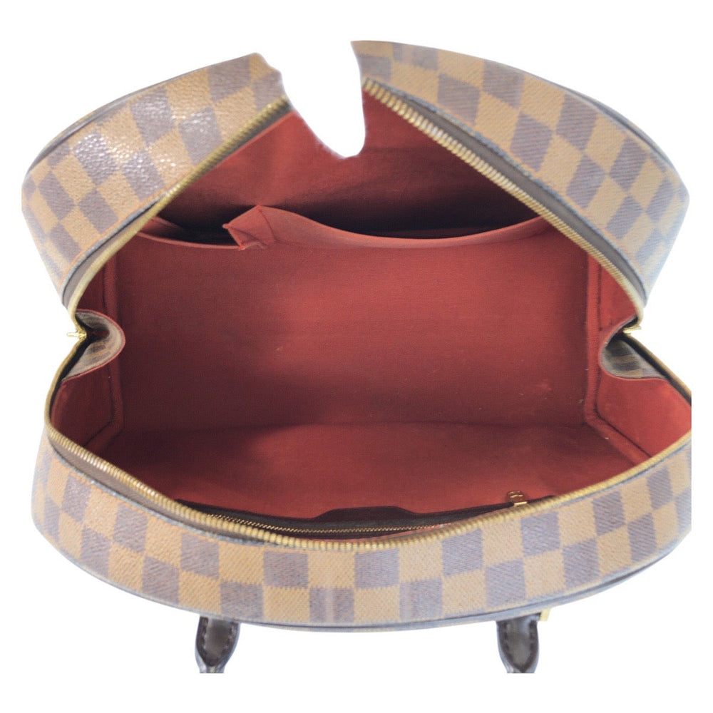 LOUIS VUITTON Handbag N41455 PVC, Leather Brown Gold Metal Handbag Boston Duffel bag Damier Nolita Women Used Authentic
