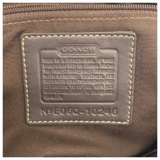 COACH Tote Bag canvas Brown Signature