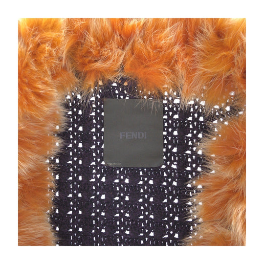 FENDI cardigan cashmere Purple orange Cardigan Fur Women No Size (See Description) Used Authentic