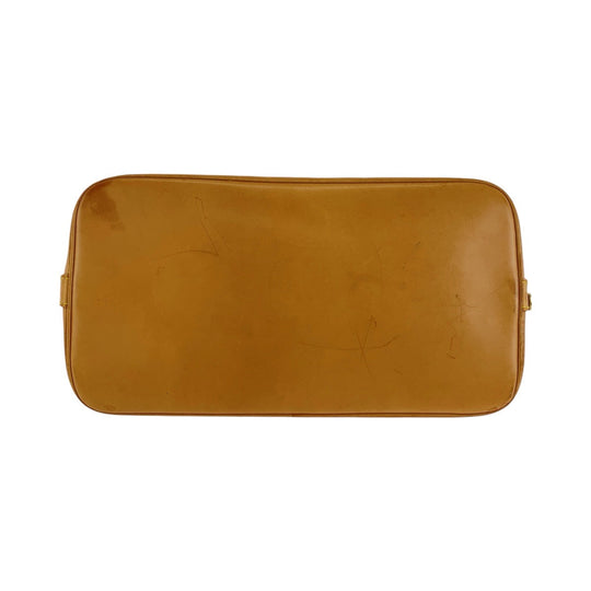 LOUIS VUITTON Handbag M51130 PVC, Leather Brown Gold Metal Handbag Monogram Alma PM Women Used Authentic