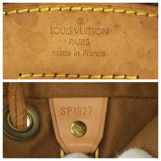 LOUIS VUITTON Backpack M51137 PVC Brown Backpack Backpack Monogram Mini Montsouris Women Used Authentic