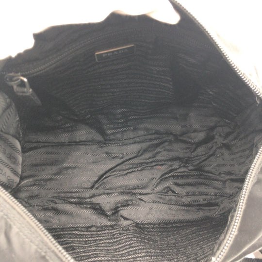 PRADA Shoulder Bag Nylon Black black Shoulder Bag Messenger Bag Unisex Test Triangular logo mens Used Authentic
