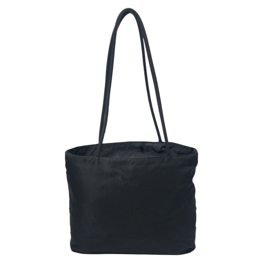 PRADA Tote Bag Nylon Black black Tote Bag Shoulder Bag Handbag Test Triangular logo Women Used Authentic