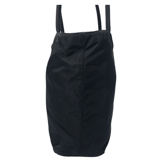 PRADA Tote Bag Nylon Black black Tote Bag Shoulder Bag Handbag Test Triangular logo Women Used Authentic