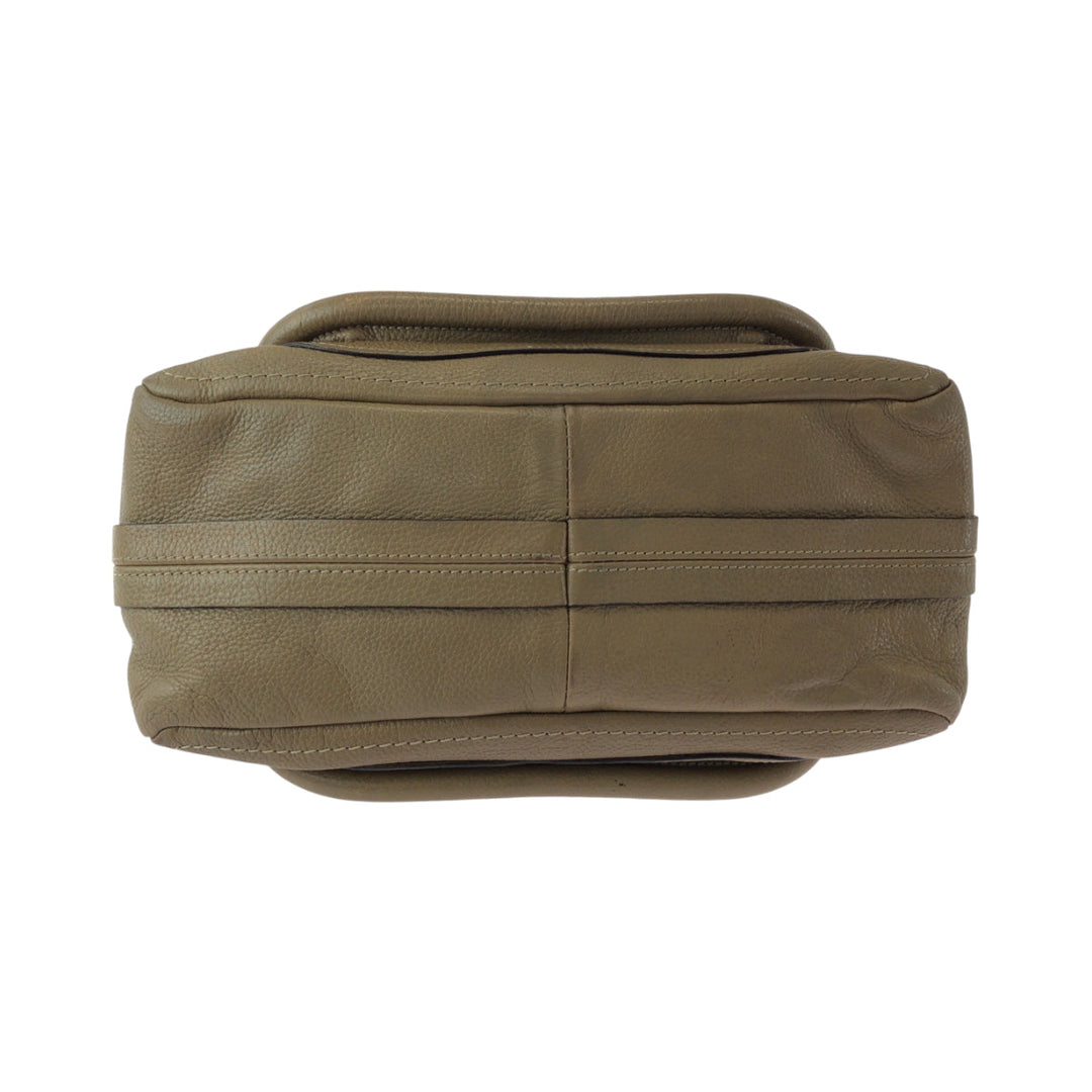 Chloe Shoulder Bag leather Brown Paraty logo