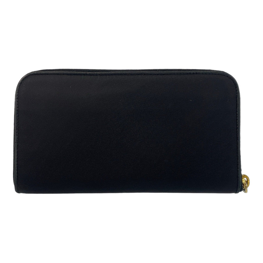 PRADA Long Wallet Purse Nylon black Long Wallet Purse Women Used Authentic