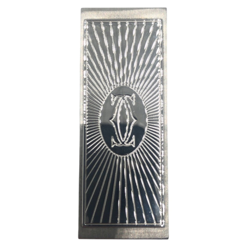 CARTIER Money clip 0220BA metal Silver unisex Decor Radiated mens Used Authentic
