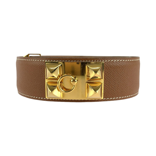HERMES belt leather Brown belt Cory Edssian Medor Women No Size (See Description) Used Authentic