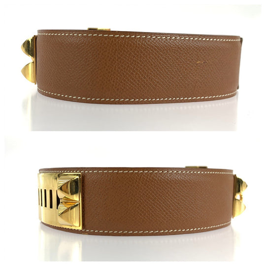 HERMES belt leather Brown belt Cory Edssian Medor Women No Size (See Description) Used Authentic