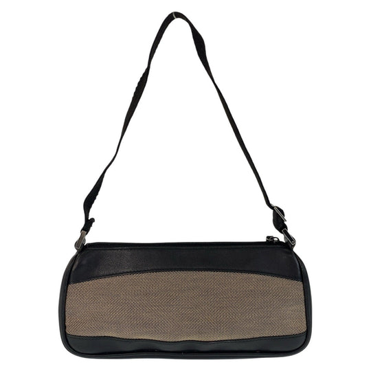 GUCCI Handbag 92820 Canvas, Leather Brown Black SilverMetal Handbag accessory pouch Women Used Authentic