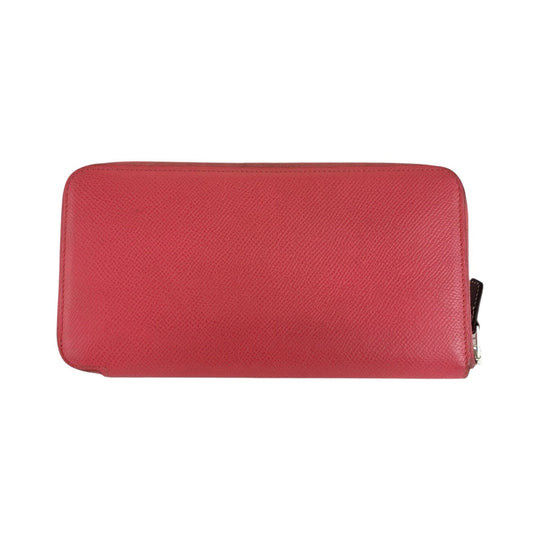 HERMES Long Wallet Purse Epsom rose azale pink Long Wallet Purse Azap long silk in Women Used Authentic
