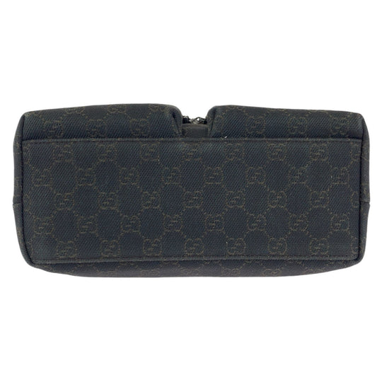 GUCCI Tote Bag 105650 GG canvas, leather Brown Gold Metal Tote Bag handbag Women Used Authentic