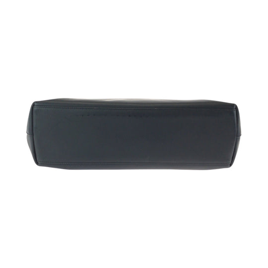 GUCCI Shoulder Bag 001 3297 leather Black Silver Metal One Shoulder Bag Hobo Women Used Authentic