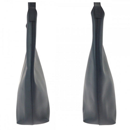 GUCCI Shoulder Bag 001 3297 leather Black Silver Metal One Shoulder Bag Hobo Women Used Authentic