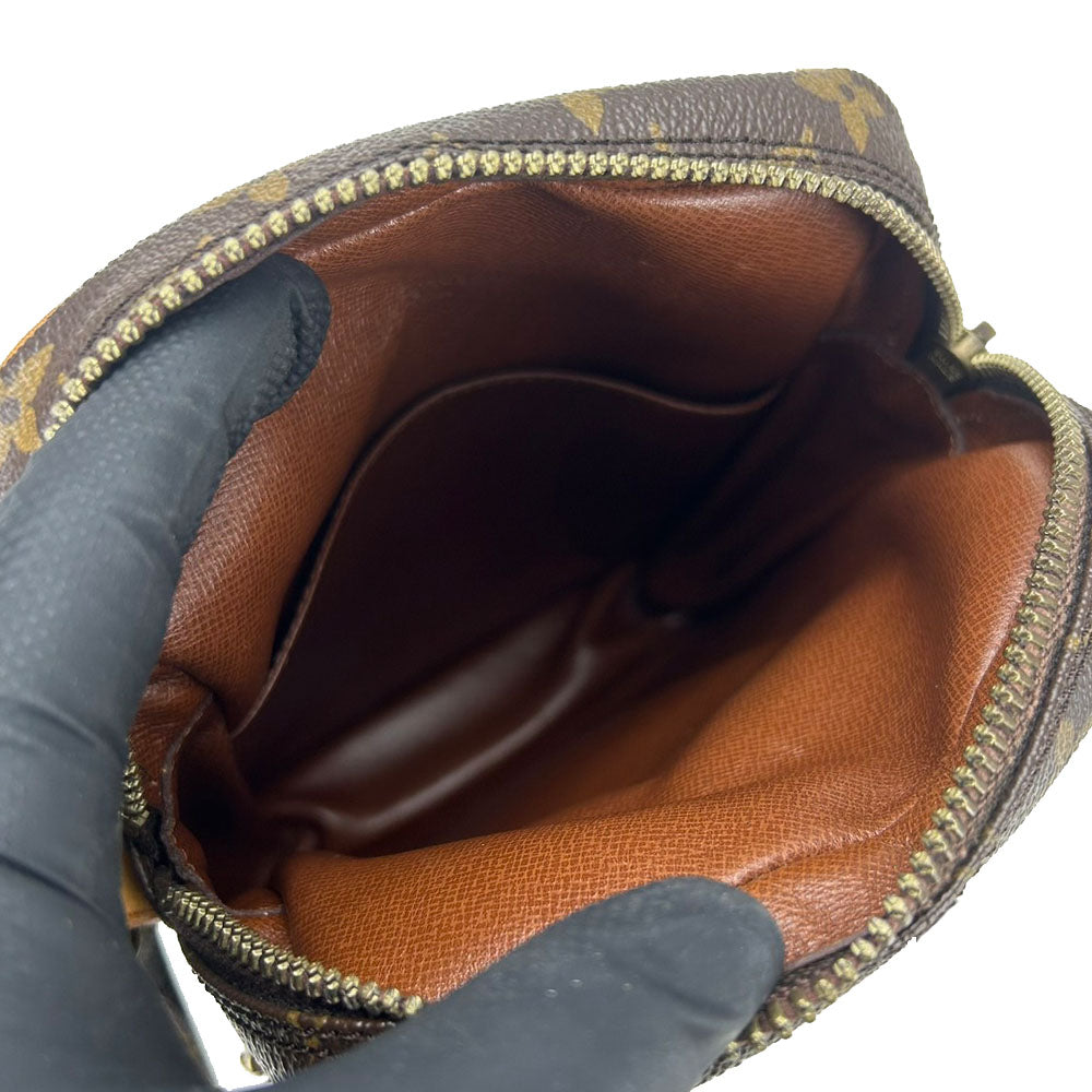 LOUIS VUITTON Shoulder Bag M45236 Monogram, Tanned Leather Brown Amazone Women Used Authentic